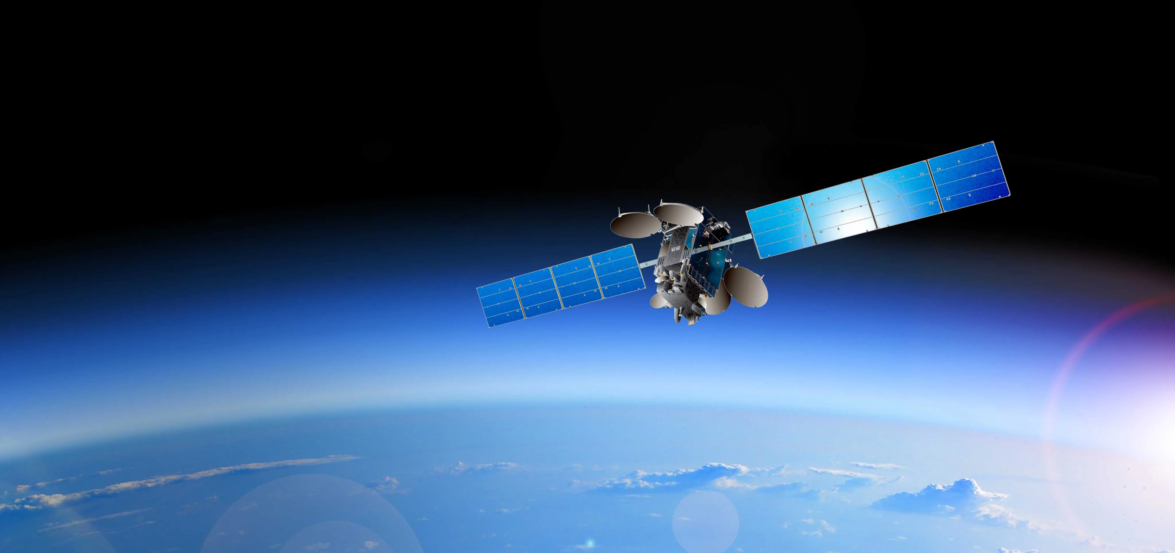 Satellite in orbit